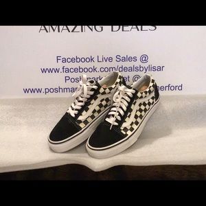 Mint condition Vans iconic Checkerboard old school